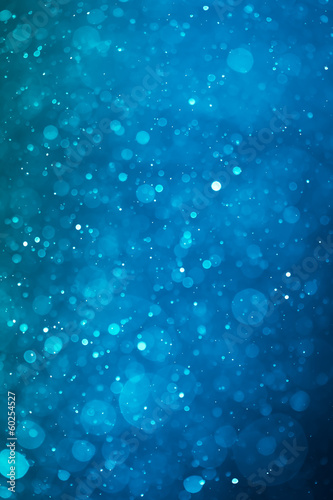 blue shiny bokeh background