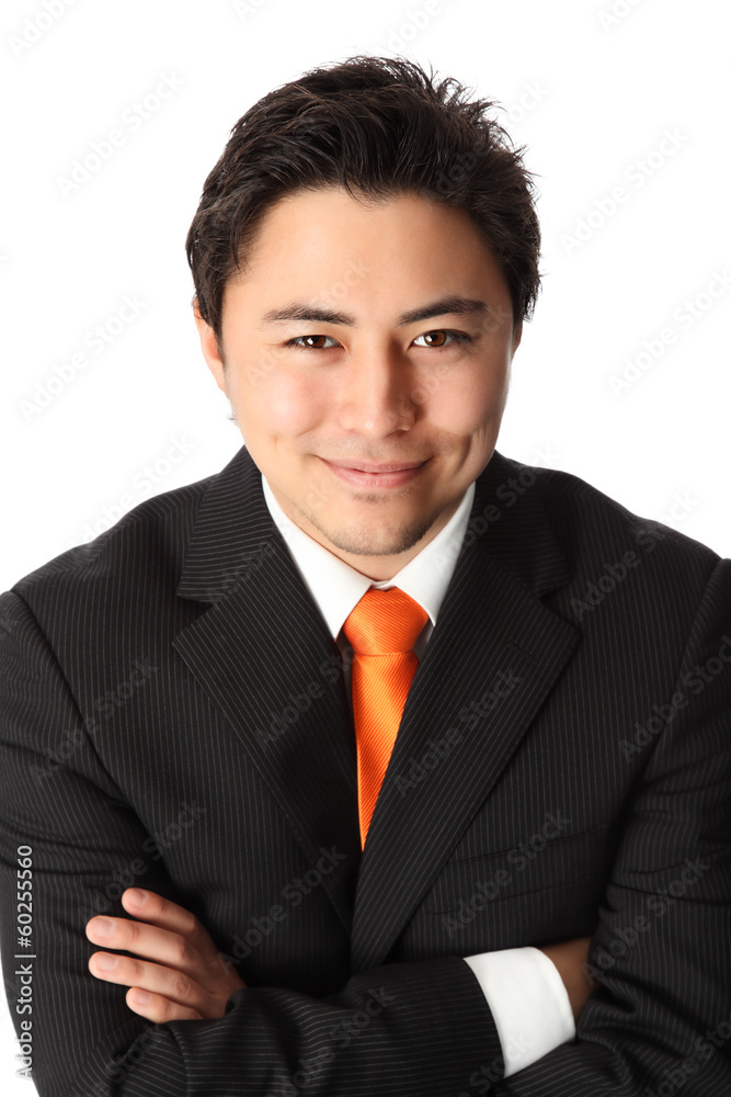 Satisfied businessman