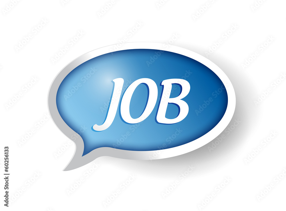 job speech bubble illustration design job speech bubble illustration design