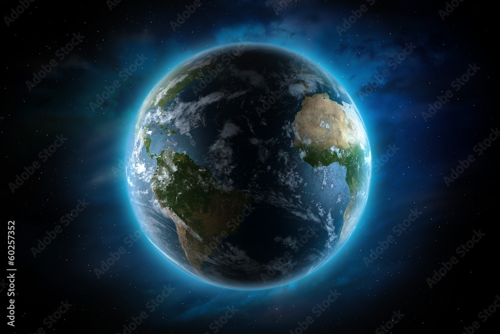 Obraz premium Planet Earth Illustration