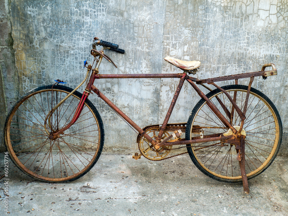 Old vintage bicycle