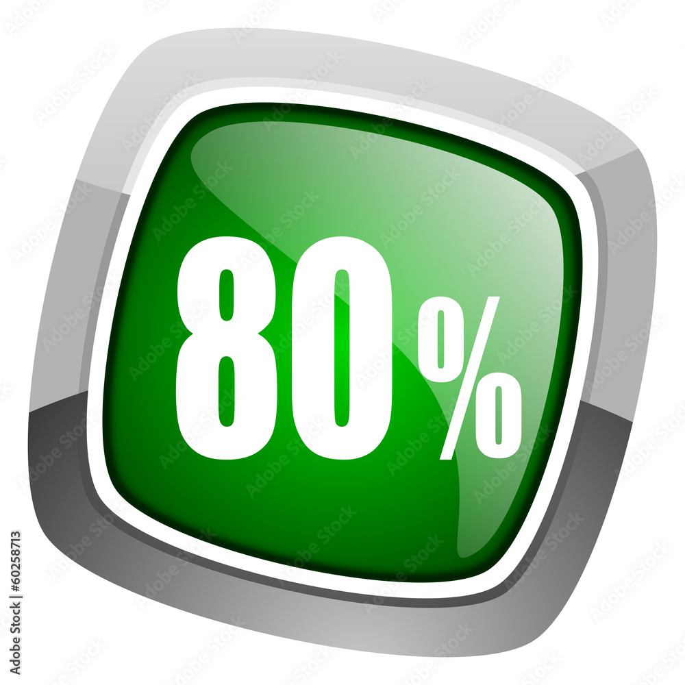 80 percent icon