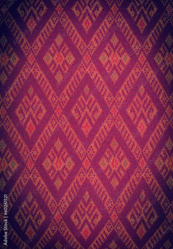 Background of Thai style fabric pattern