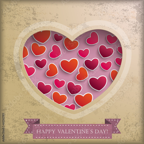 Vintage Valentine Background