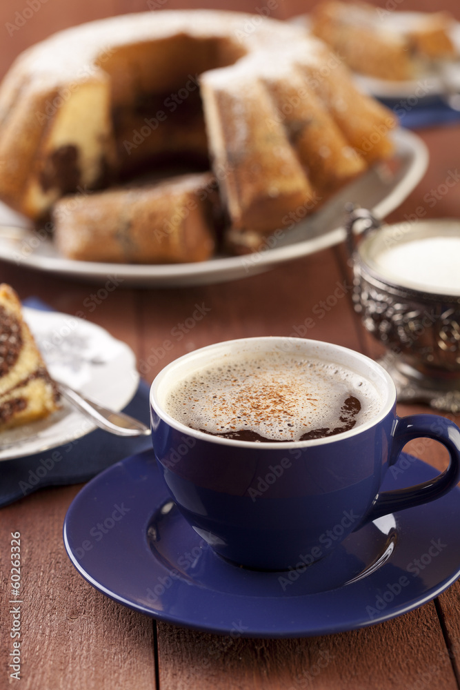a cap of coffee with easter cake a cap of coffee with easter cake