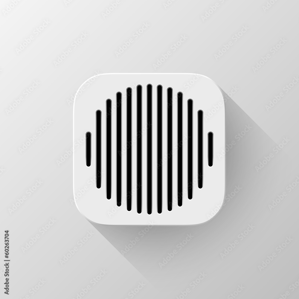 White Technology App Icon Template White Technology App Icon Template