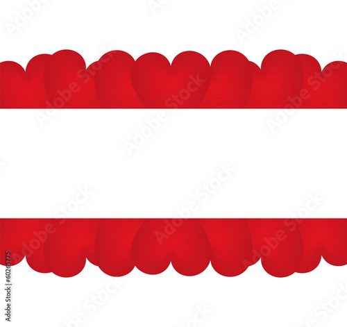 texture of red and white hearts