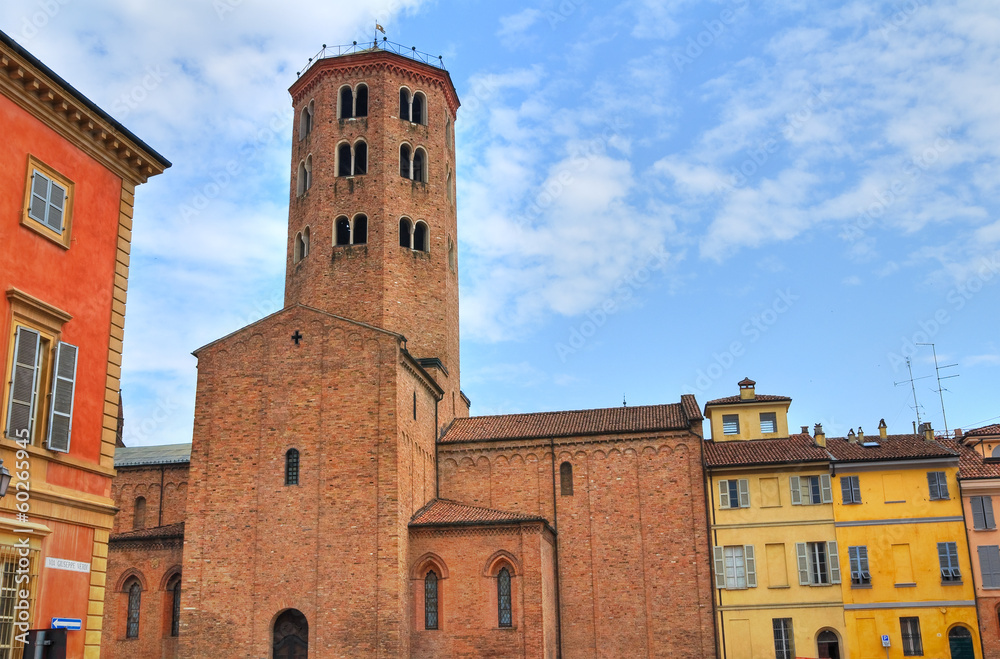 Basilica of St. Antonino. Piacenza. Emilia-Romagna. Italy.