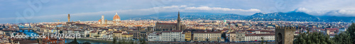 A beautiful panorama of Florence  Tuscany  Italy.