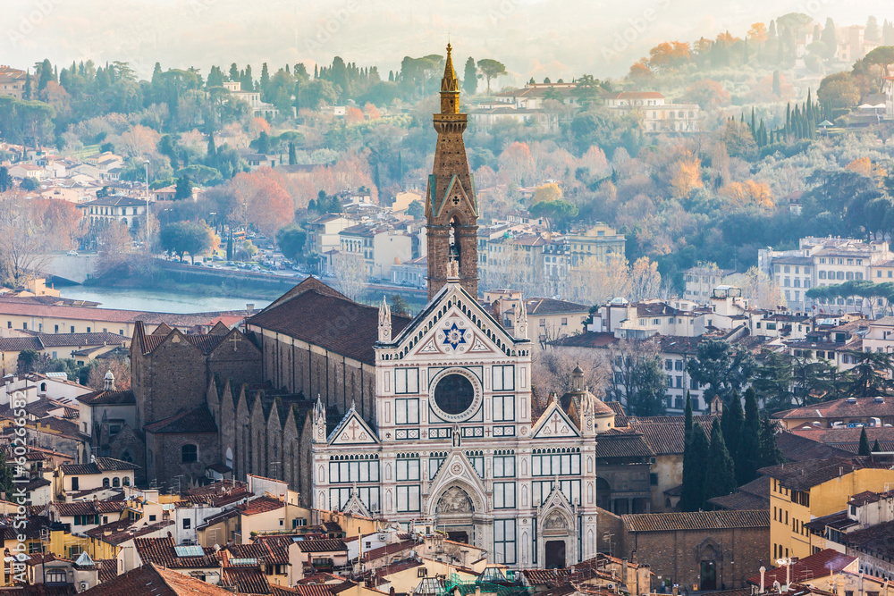 Basilica of Santa Croce (Basilica of the Holy Cross), Florence,