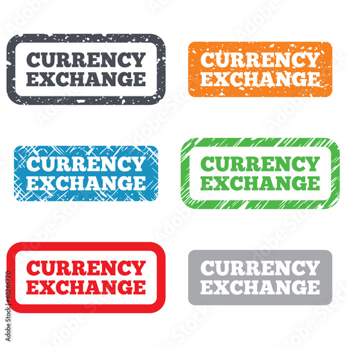 Currency exchange sign icon. Currency converter