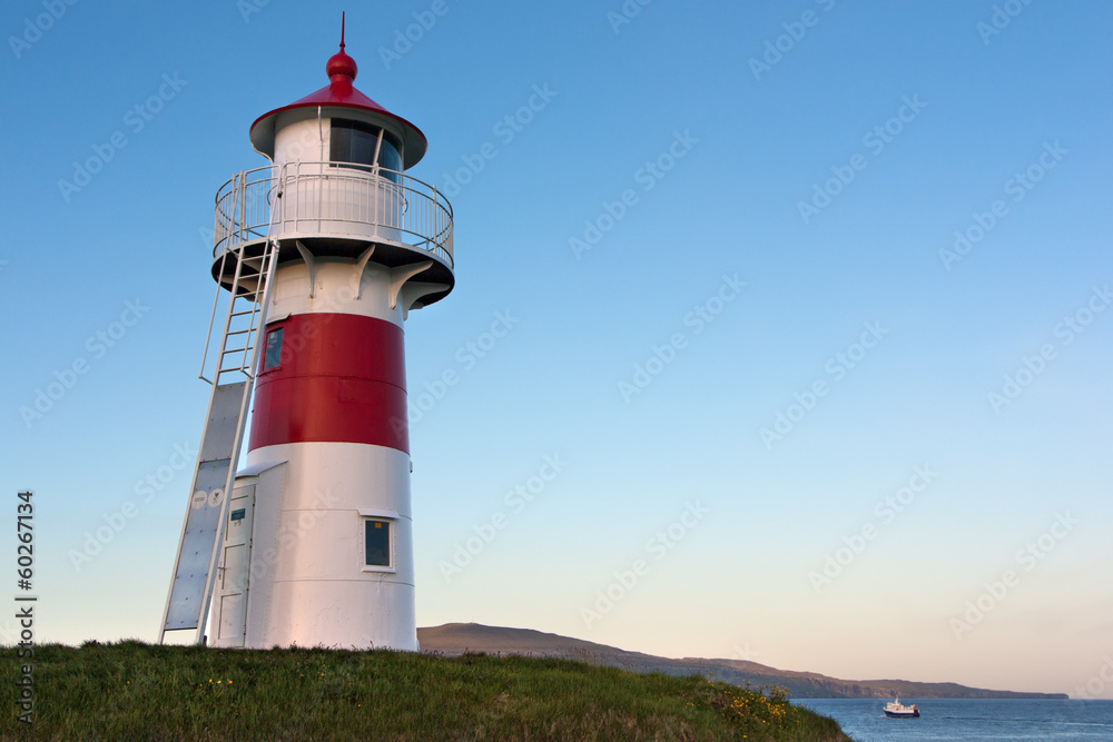 Lighthouse of Torshavn, Faroe Islands Lighthouse of Torshavn, Faroe Islands