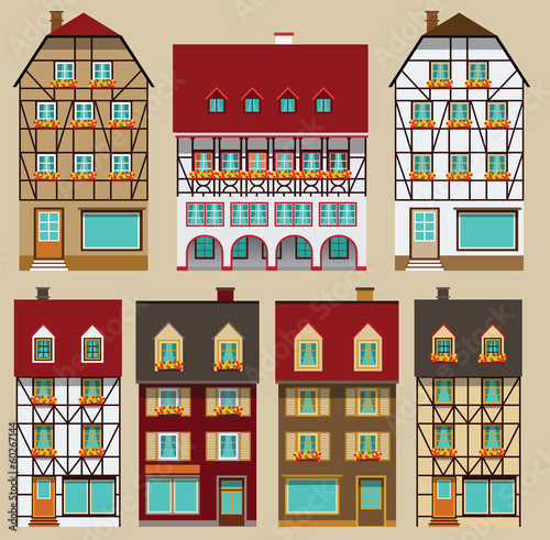 European city houses