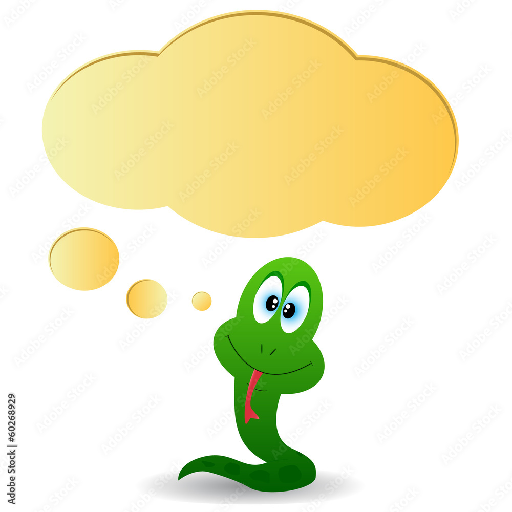 Snake and thoughts Snake and thoughts