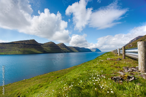 Natural landscape of Faroe Islands