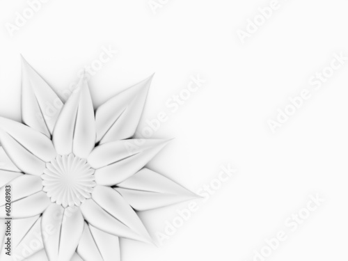 Abstract floral motive