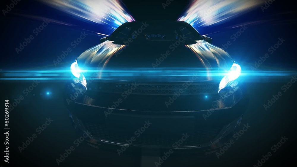 Car in a tunnel