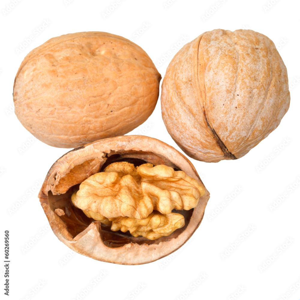 few walnuts close up few walnuts close up