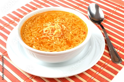 tomato soup with noodles