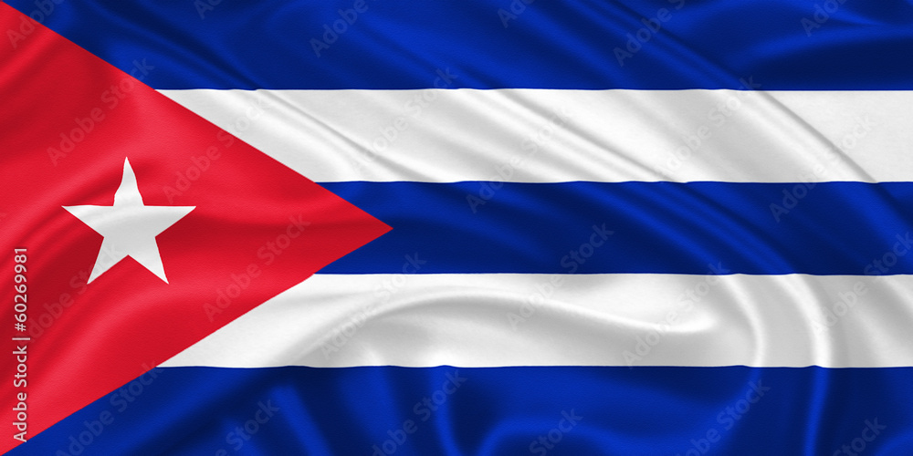 Fototapeta premium flag of Cuba