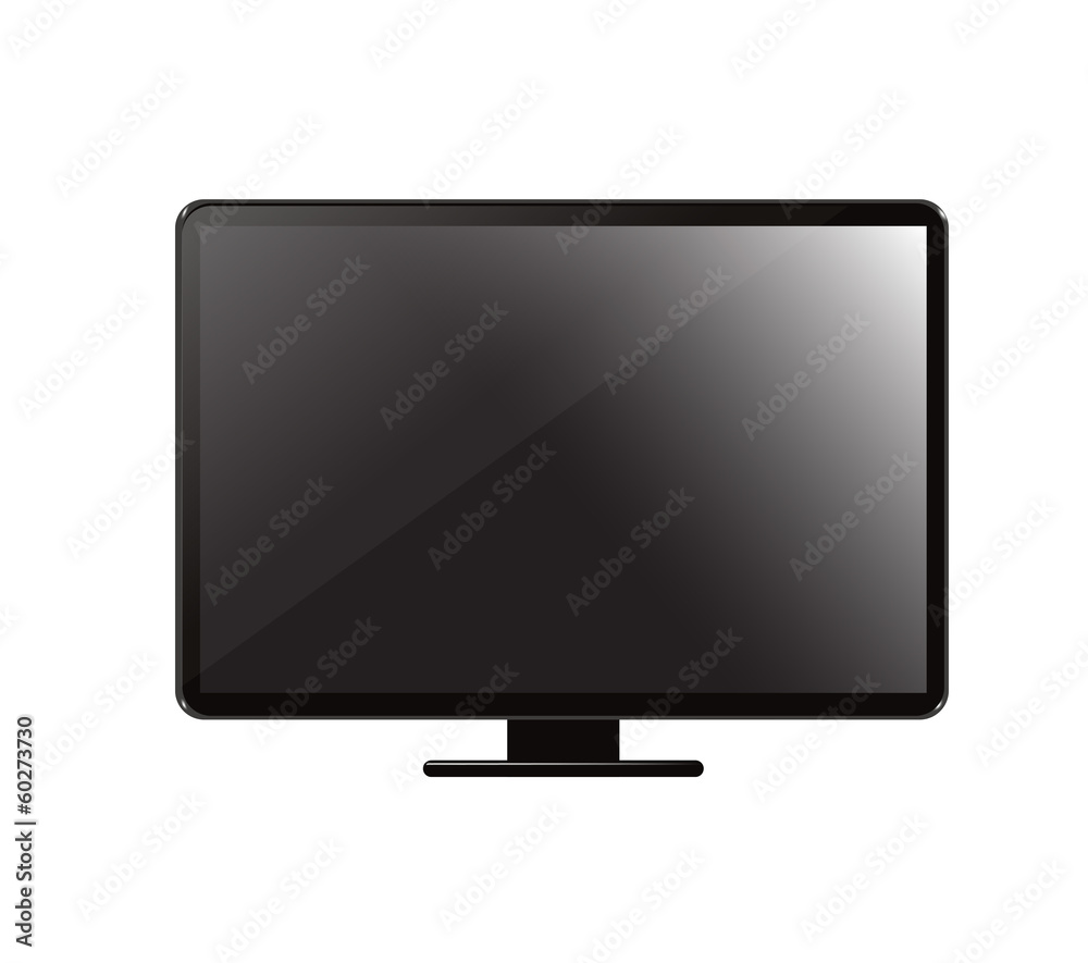 TV lcd, led - 3d vector illustration TV lcd, led - 3d vector illustration