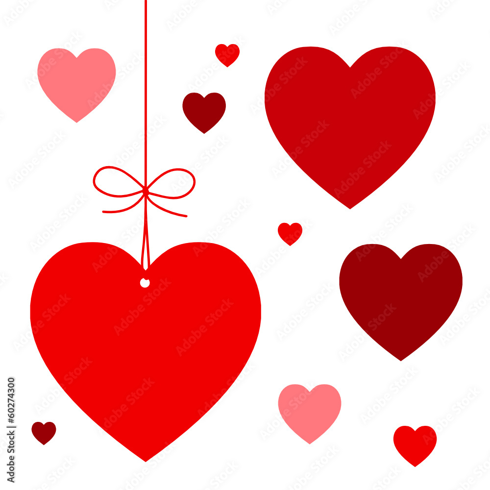 VALENTINE’S HEART-SHAPED PRICE TAGS (day love romance)