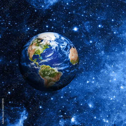 planet earth in space
