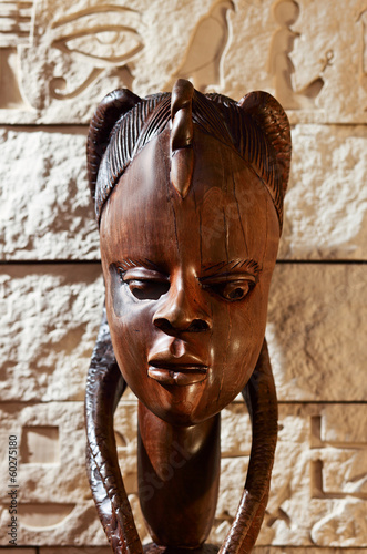 Traditional wooden sculpture from Africa