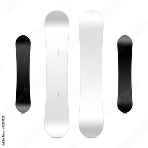 Snowboard template