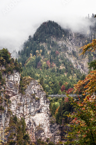Marienbrucke (Marie's Bridge) in Neuschwanstein, Germany photo