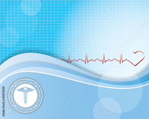 Abstract medical background