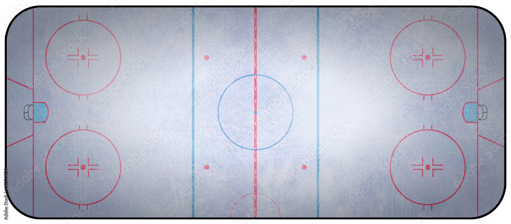 Fototapeta premium Ice Hockey Rink