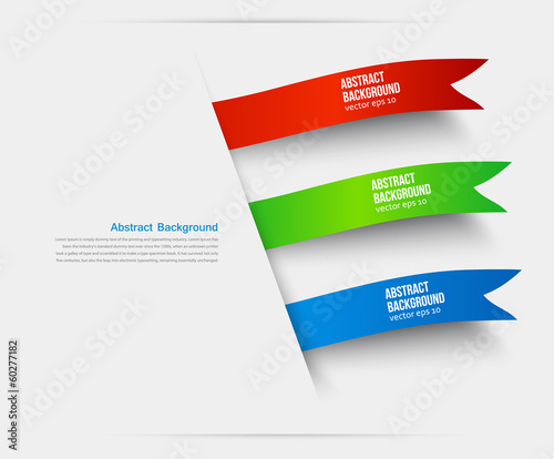 Vector abstract background. Label color and lines