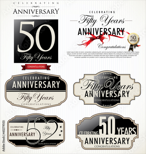 Anniversary  labels