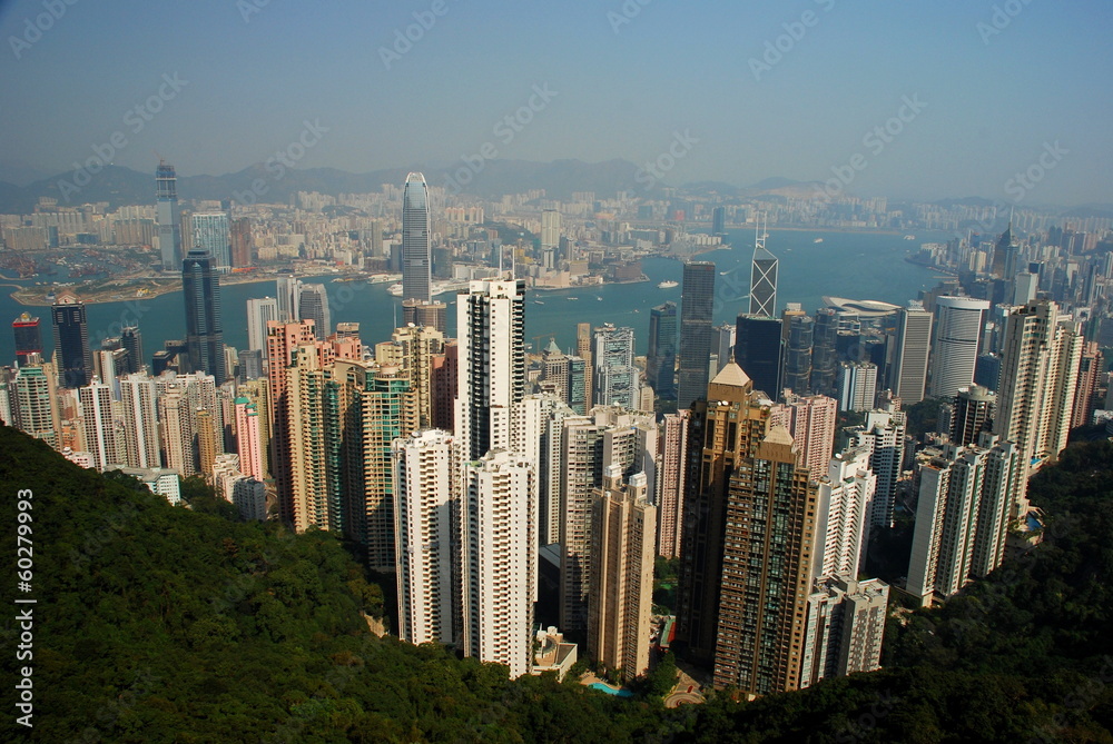 Hong Kong panorama from Victoria Peak