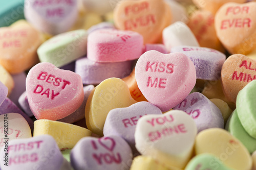 Foto Candy Conversation Hearts for Valentine's Day