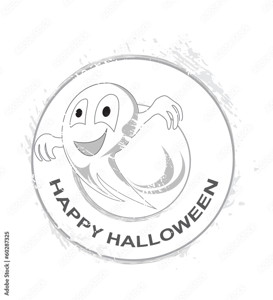 Obraz premium ghost badge