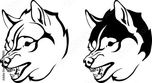 Huskies evil grin options