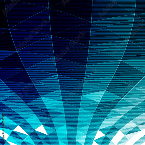 Abstract perspective background design.