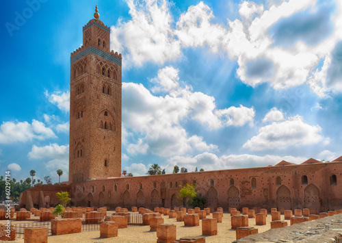 Koutoubia Moschee, Marrakesch, Marokko photo