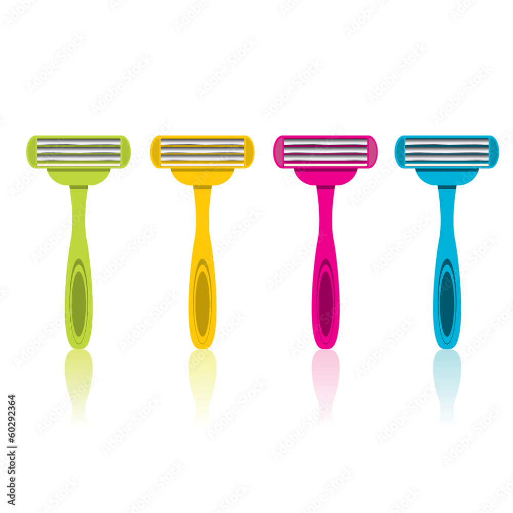 vector razorz icon isolated on white, disposable razor. vector razorz icon isolated on white, disposable razor.