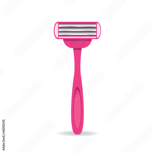 vector razorz icon isolated on white, disposable razor.