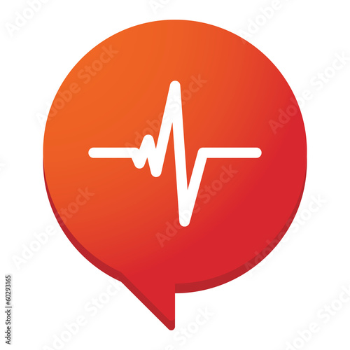 Heart beat conceptual icon