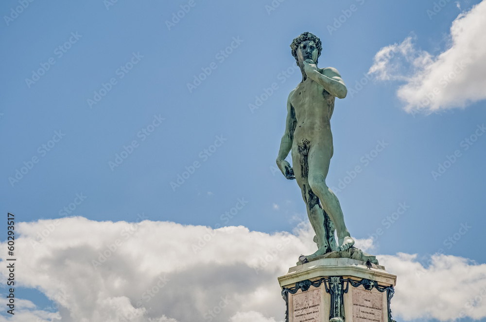 David at Piazzale Michelangelo in Florence, Italy