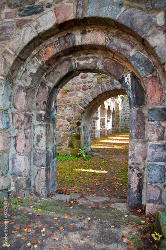Old ruin archway