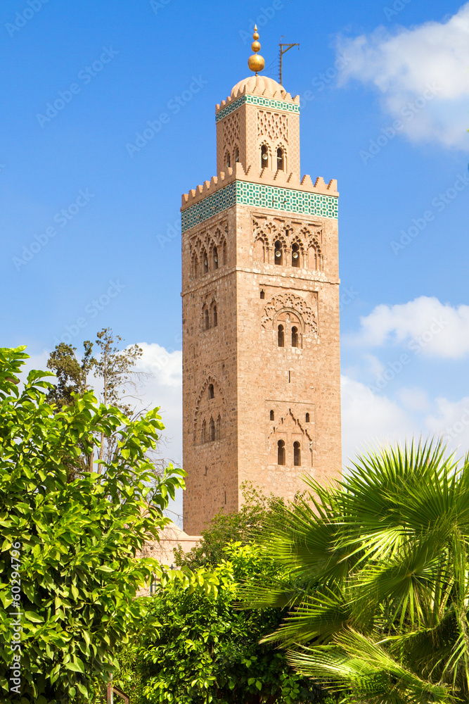 Koutoubia Moschee, Marrakesch, Marokko