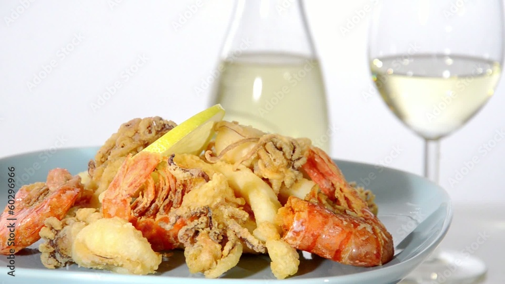 mixed fried fish mixed fried fish