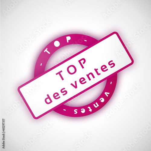 TOP des ventes - Illustration vectorielle