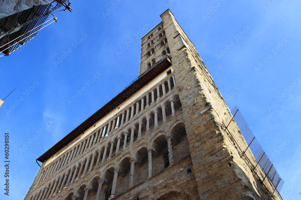 Fototapeta premium Santa Maria della Pieve, Arezzo