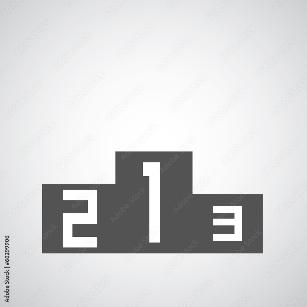 Fototapeta premium podium symbol